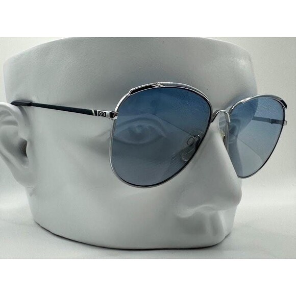 NEW Vintage Oversize Sunglasses | Non RX Blue Fade Lens Oscar de la Renta 1980s
